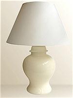 ALEXANDERS 35/43 CM IVORY BALUSTRE LAMP